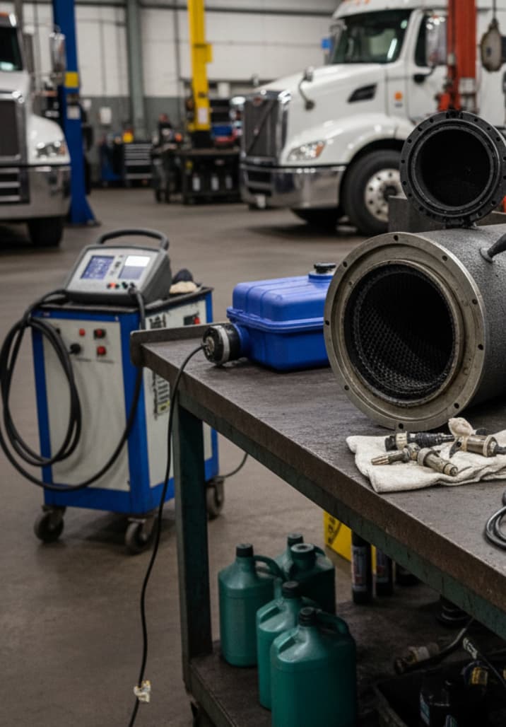 DPF and DEF repair at Amg Mobile Truck and Auto