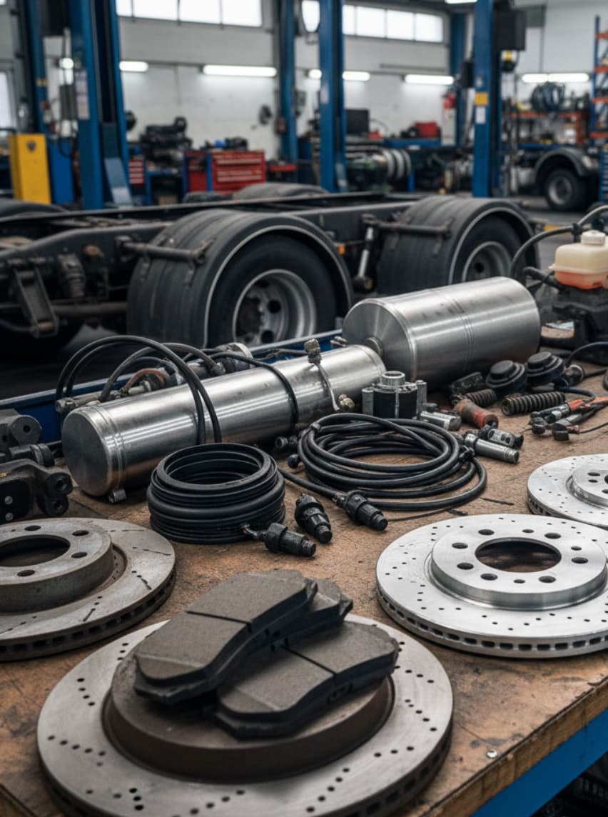 Brake system services at Amg Mobile Truck and Auto
